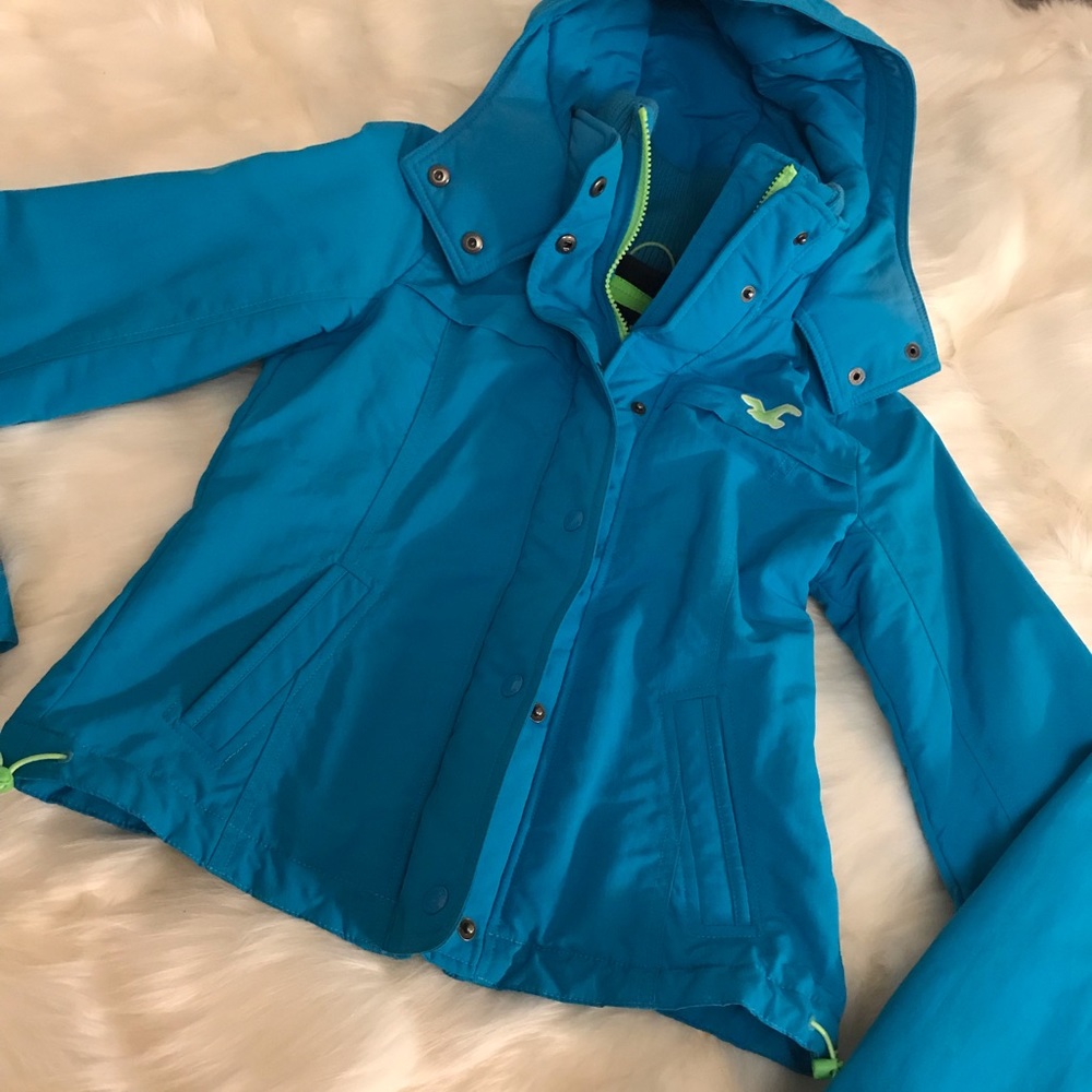 Hollister blue jacket
